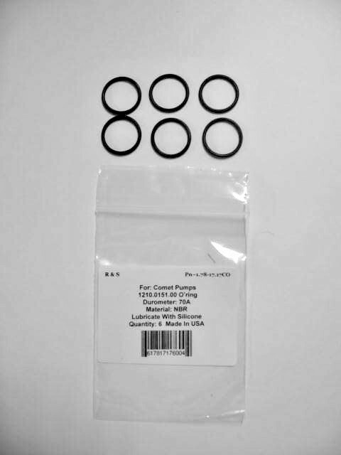 6 Comet Pump 1210.0151.00 O-Rings / R&S 1.78-17.17CO