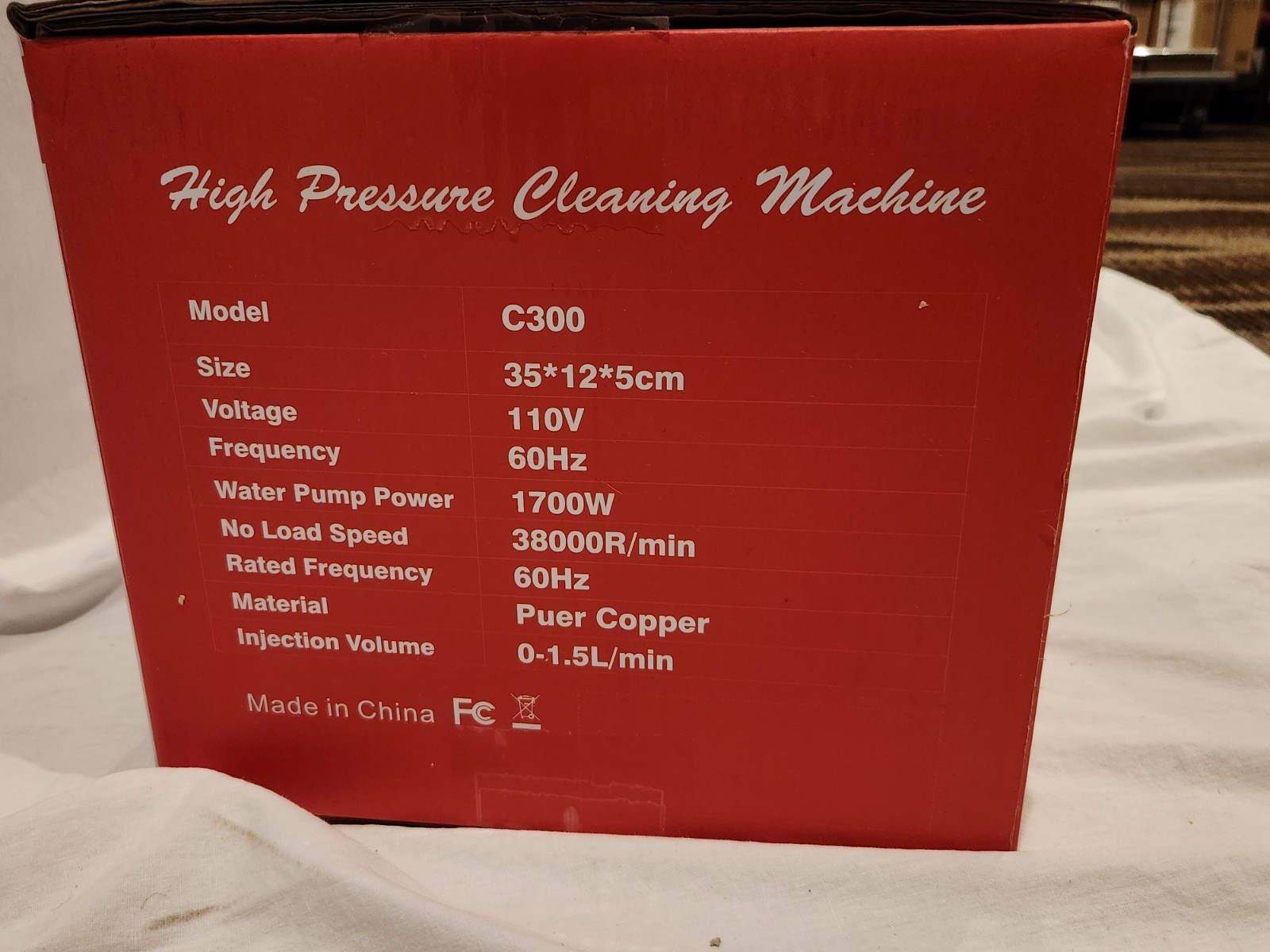 DB Power C300 High Pressure Cleaning Machine New In Box