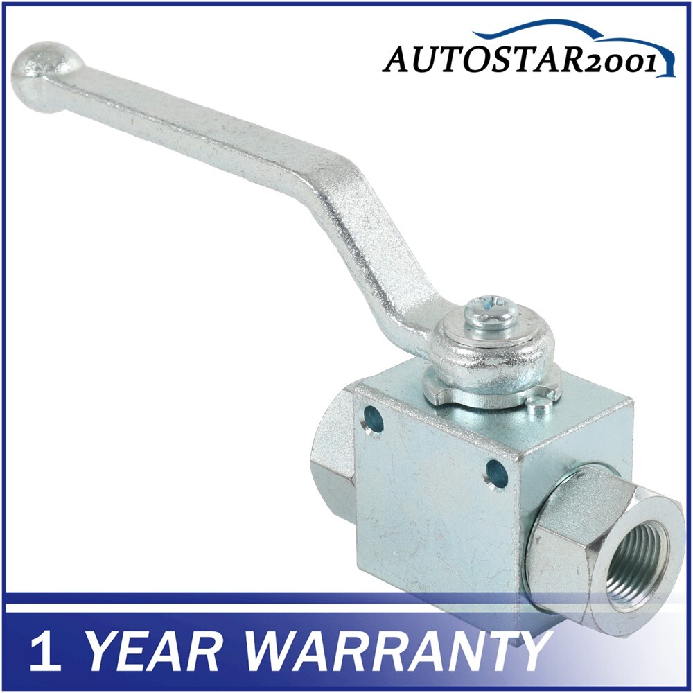 High Pressure Washer Ball Valve Steel Kit 4500 PSI 3/8 Inch Quick Connect NEW