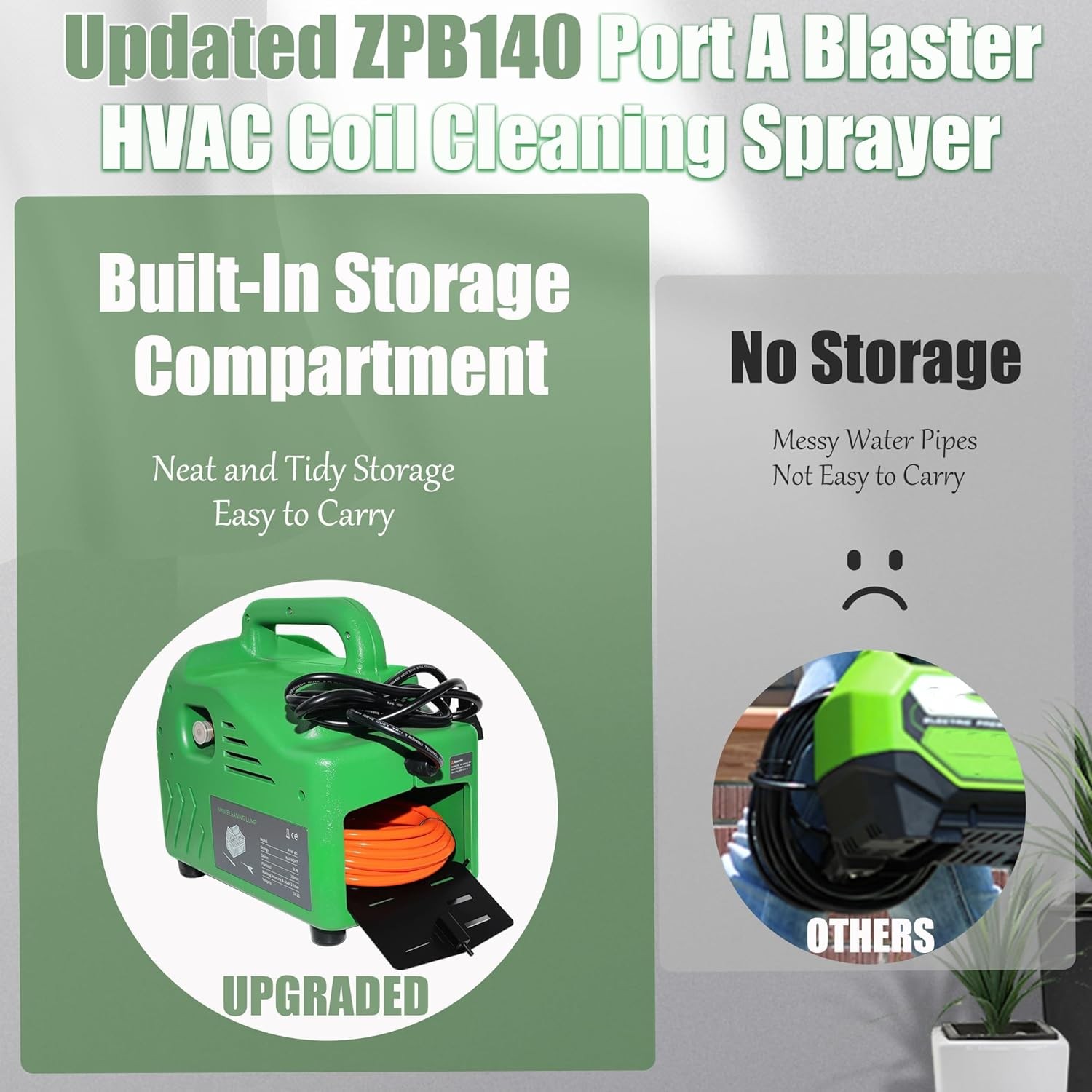 ZPB140 Port A Blaster HVAC Coil Cleaning Portable Pressure Washer
