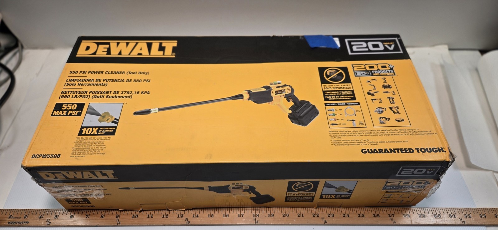 DeWalt 550 PSI Power Cleaner (Tool Only) DCPW550B LOCAL PICK UP ONLY