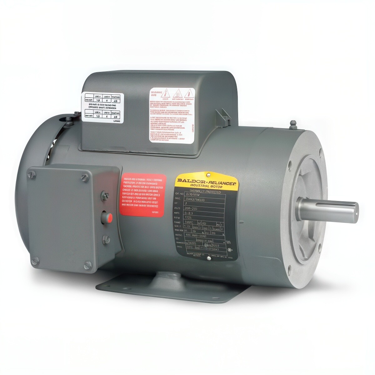 Baldor Motor 1.5 HP, 115V 1 PH, 1725 RPM, 56C Frame, TEFC