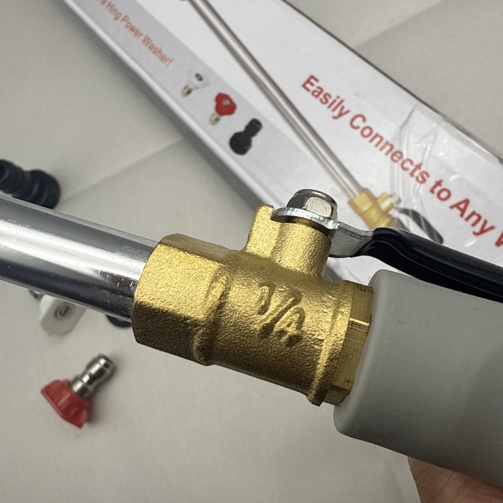 Hydro Jet Cleaning Solution Power Washer Wand, High Pressure Wand 2 Nozzle *READ