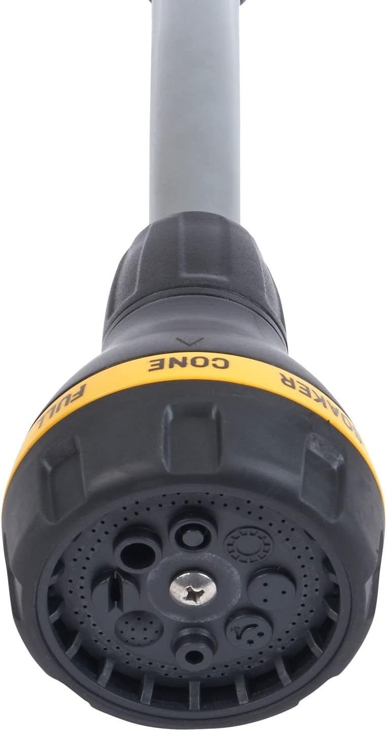 Melnor 65172AMZ Relax Grip 8-Pattern 15″ Garden Hose Wand w/ Adaptor