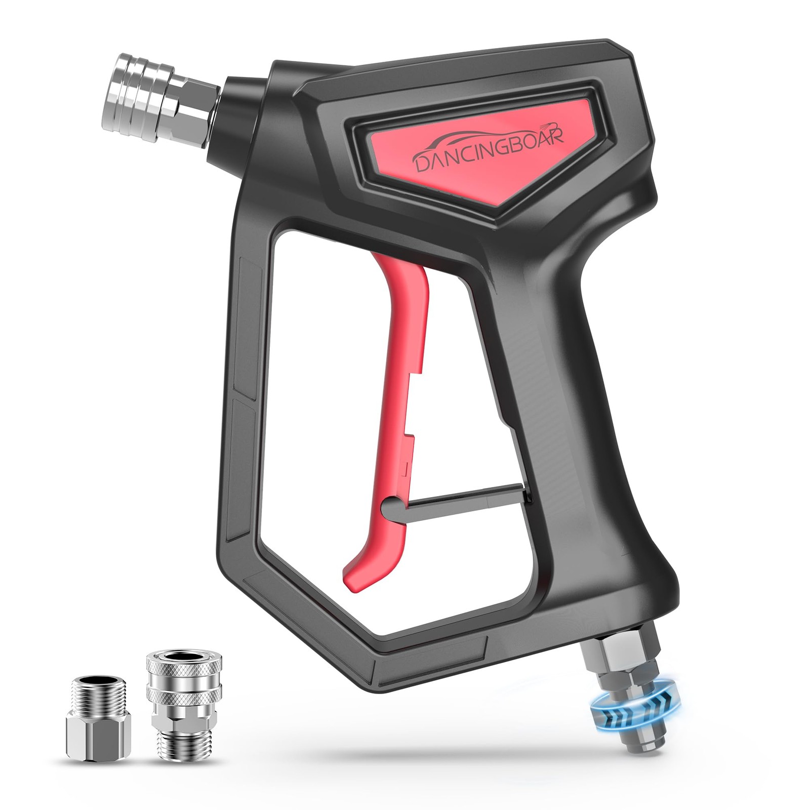Stubby Pressure Washer Gun with Swivel, Power Washer Gun with 3/8 Plug and 1/…
