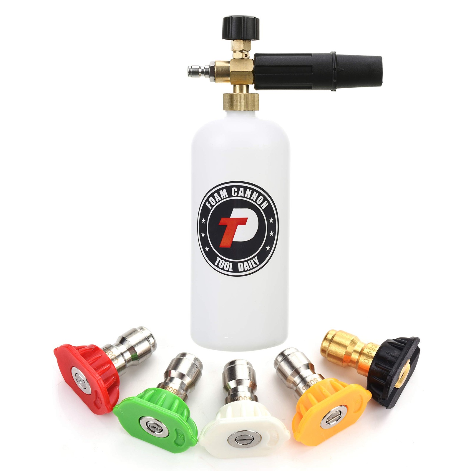 Foam Cannon With 1/4 Inch Quick Connector, 1 Liter, 5 Pressure Washer