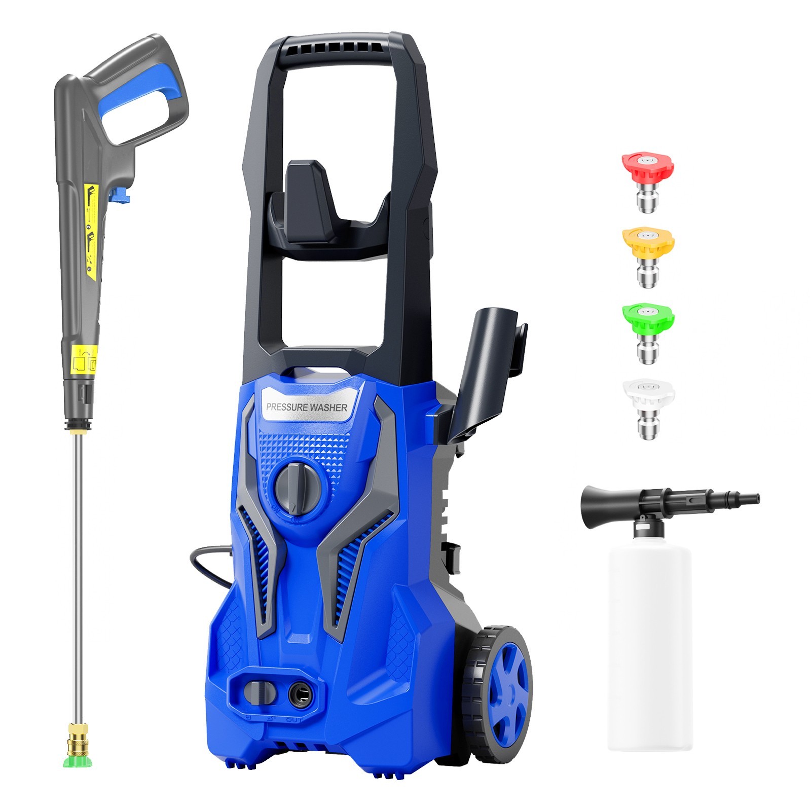 Electric Pressure Washer 4800 PSI 2.9 GPM Pressure Washer with 25 FT Hose