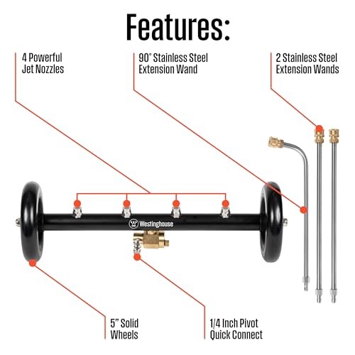 Pressure Washer Undercarriage Cleaner Attachment
