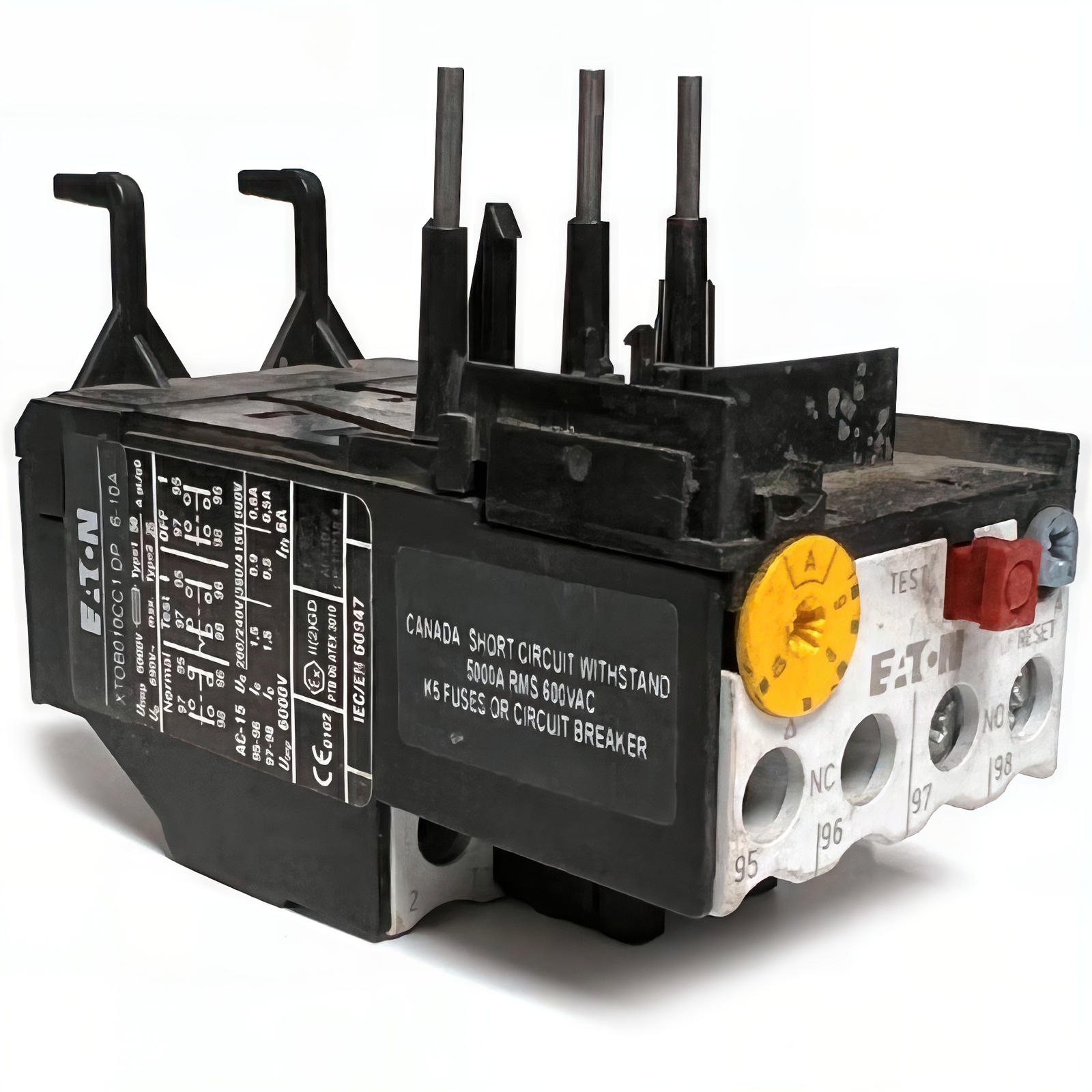 Eaton Overload Relay XTOB010CC1DP 6-10 Amp Genuine OEM