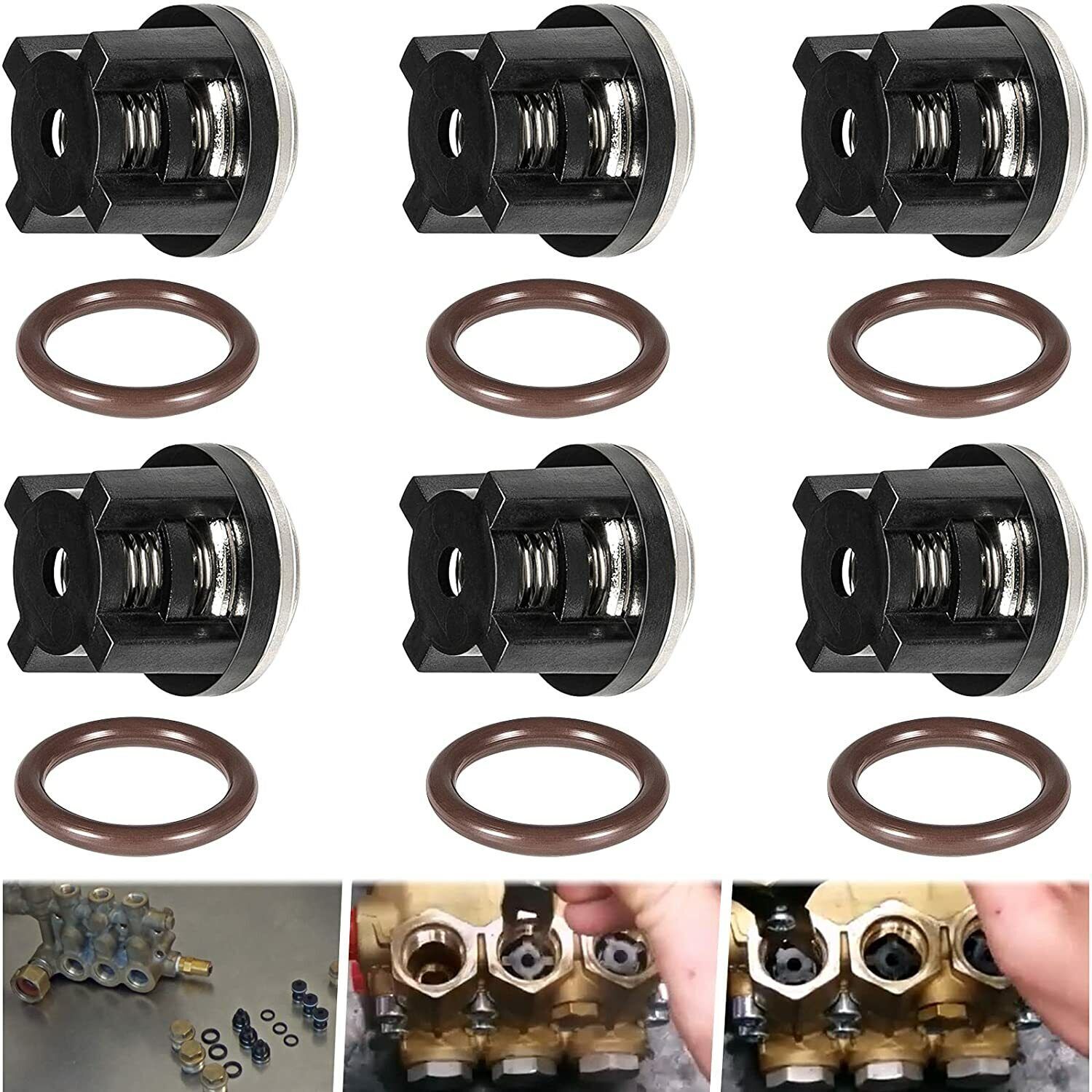 AR1828 Check Valve Kit For AR RK RKA RKV RRV XRC XRA Power Pressure Washer Pump