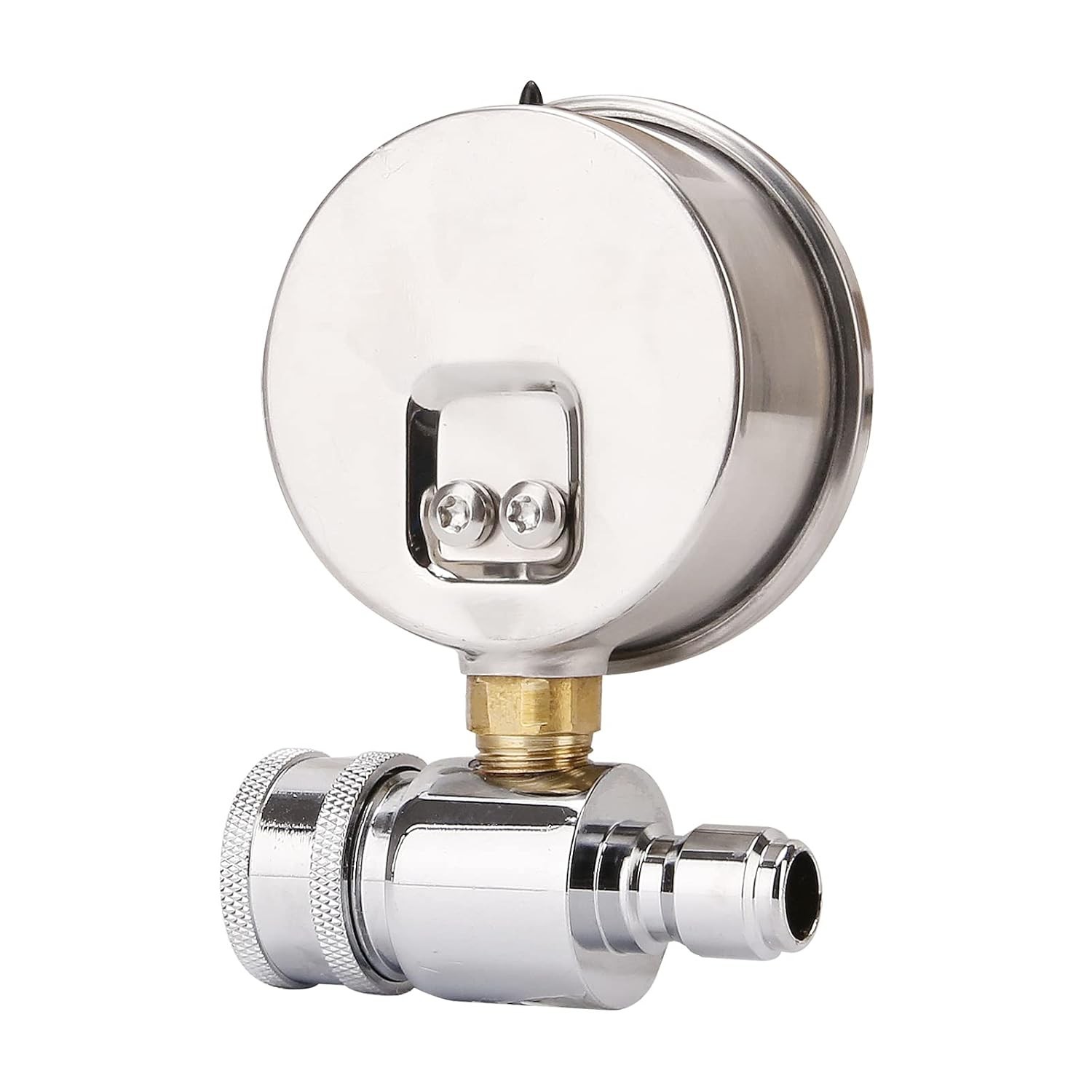 Watflow 2-1/2″ Pressure Washer Pressure Gauge Kit, 3/8 Inch Quick Connect, 0-500