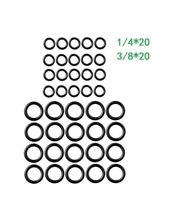 50Pcs High Pressure Washer O-Ring 1/4 M22 3/8 Quick Connect Seal Rings Washers