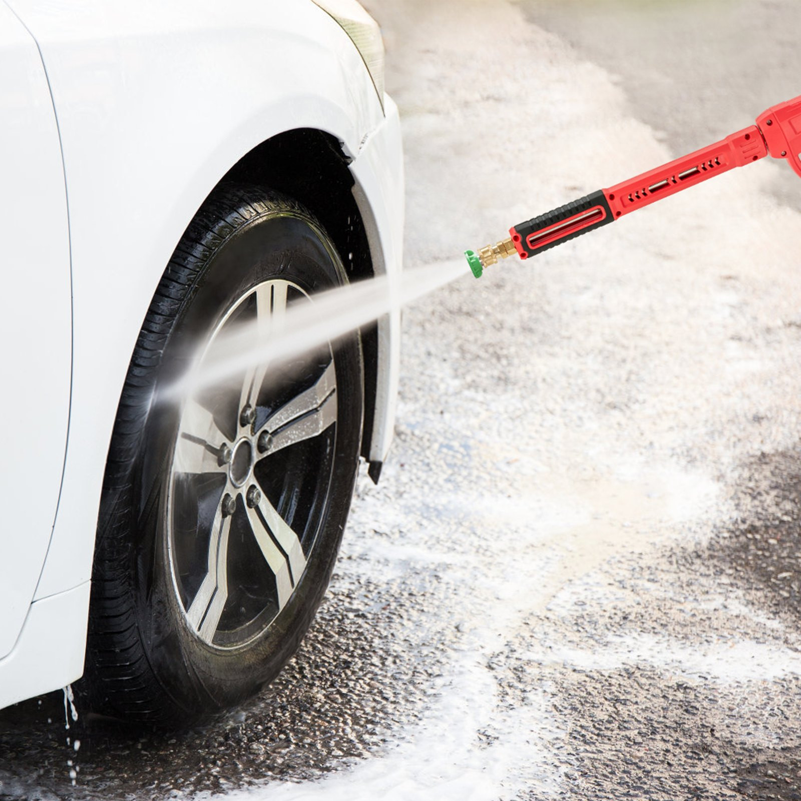 High Pressure Washer Gun, 4000 PSI, Pressure Washer Handle with 5 Nozzle Tips US