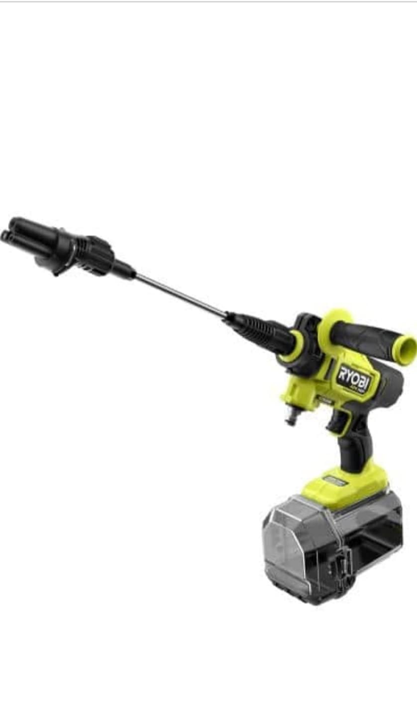 RYOBI 40-Volt Brushless 600 PSI Cold Water Power Cleaner 2.0 Battery & Charger