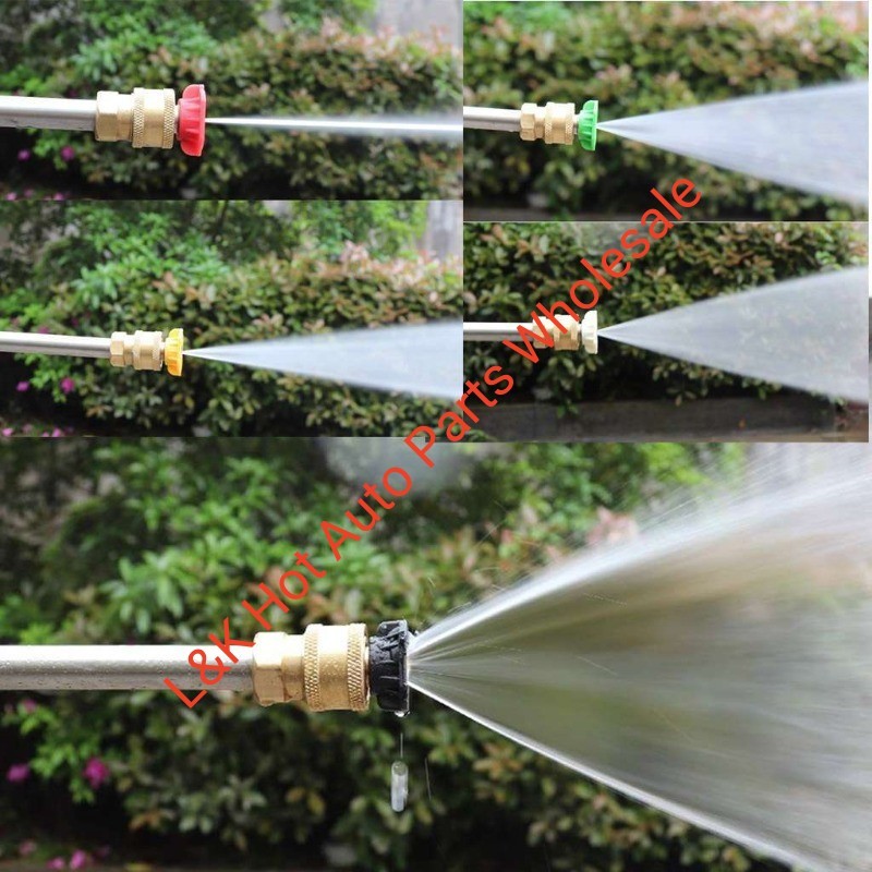 1-5Pcs Pressure Washer Spray Tips Nozzles High Power Kit Quick Connect 1/4″ Set