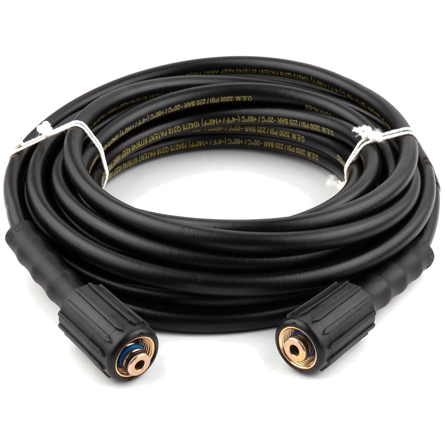 Black Replacement Hose for Pressure Washers