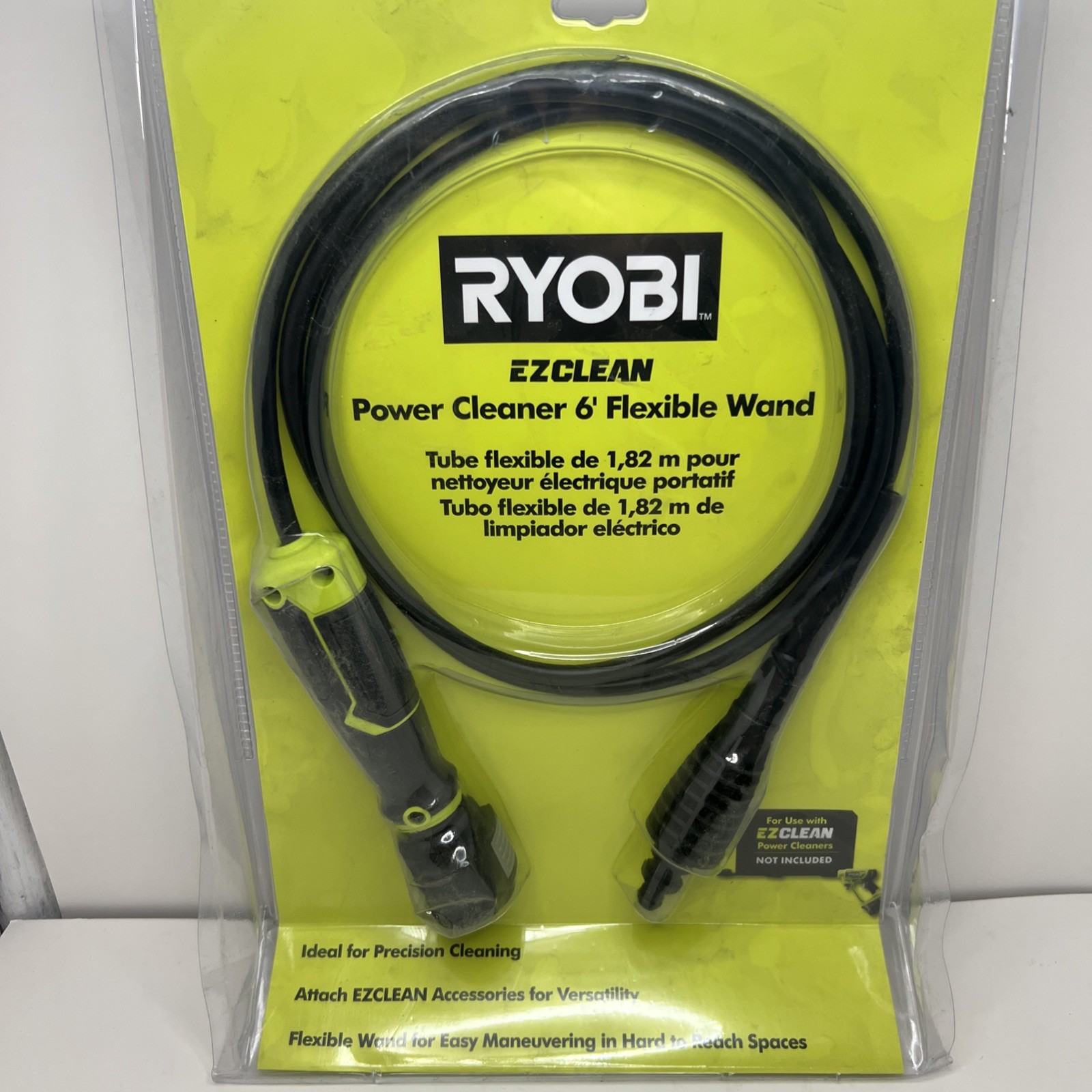 New EZClean Power Nozzle Kit 6 Inch flexible Wand w/Quick Connector