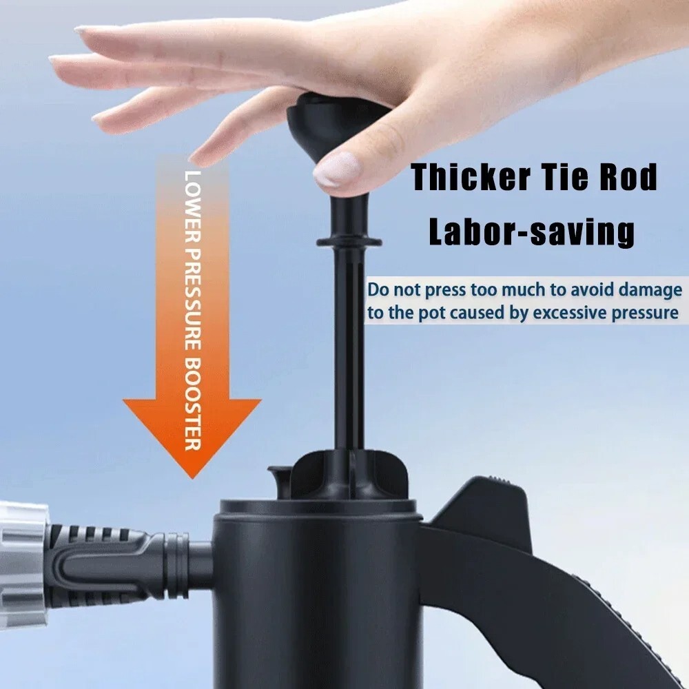 2L Car Cleaning Wash Snow Foam Lance Cannon Sprayer Gun Soap Bottle Hand Held US