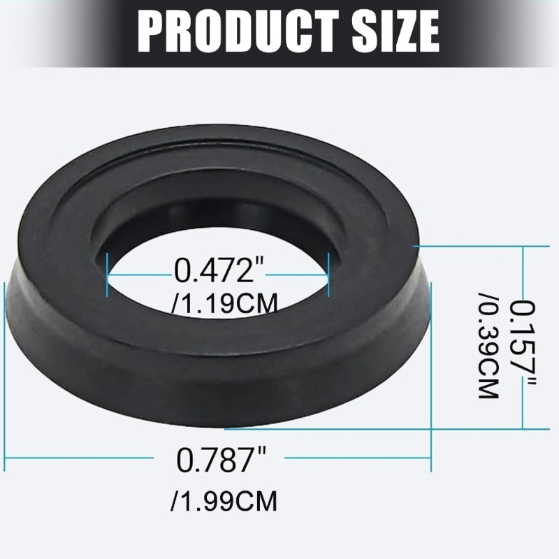 10Pcs Leak Resistant Water Seals 204084GS for High Pressure Pumps Maintenance