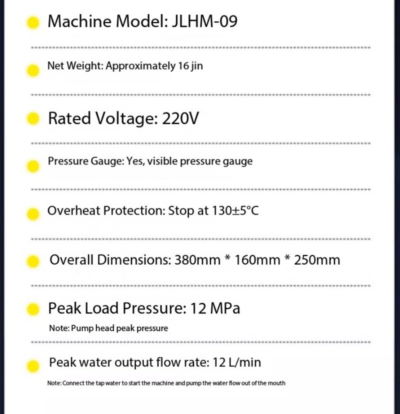 Home Use 220V Powerful Floor Scrubber High-Power Boost Pump Car Wash Machine