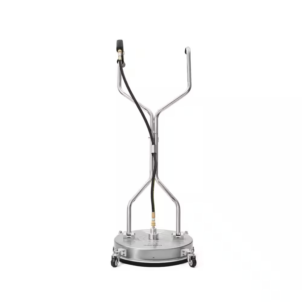18 In. 4350 PSI Pressure Washer Surface Cleaner with 2 Hose Adapters