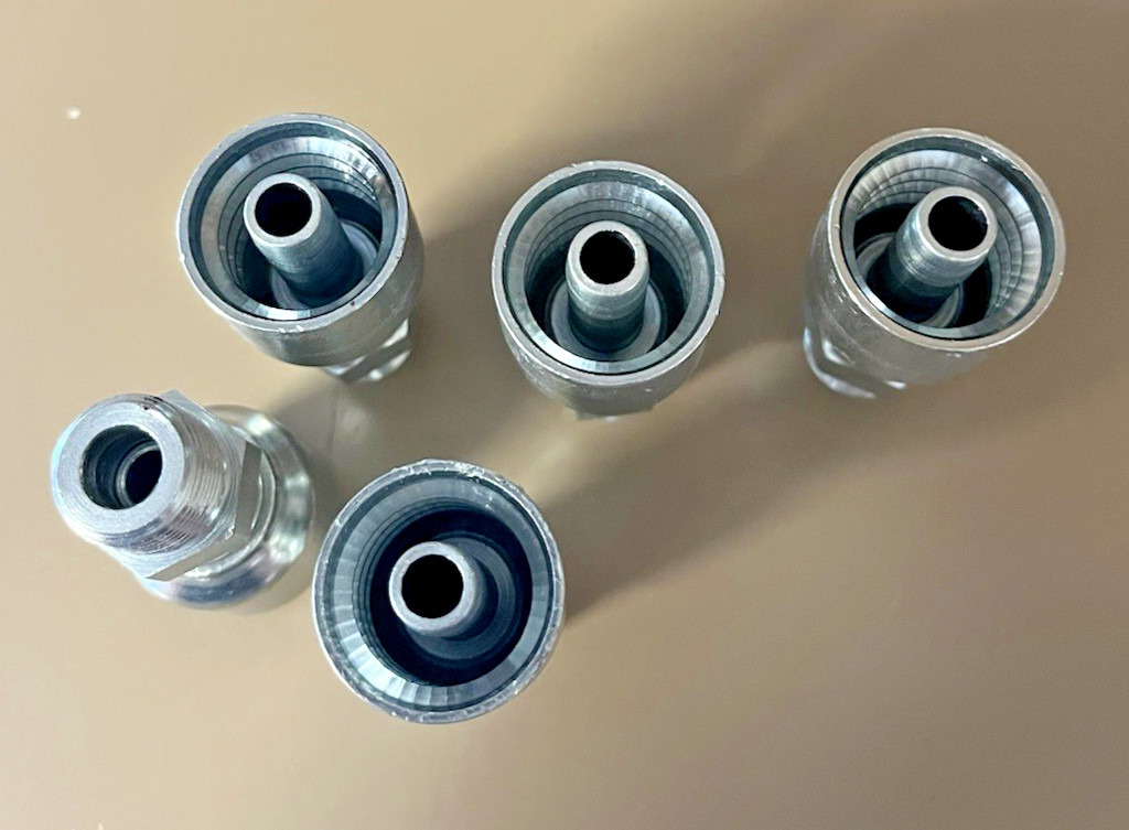Pressure Washer Crimp Press-On Swivel Ends 3/8” Hose 3/8”NPT Hydraulic Repair