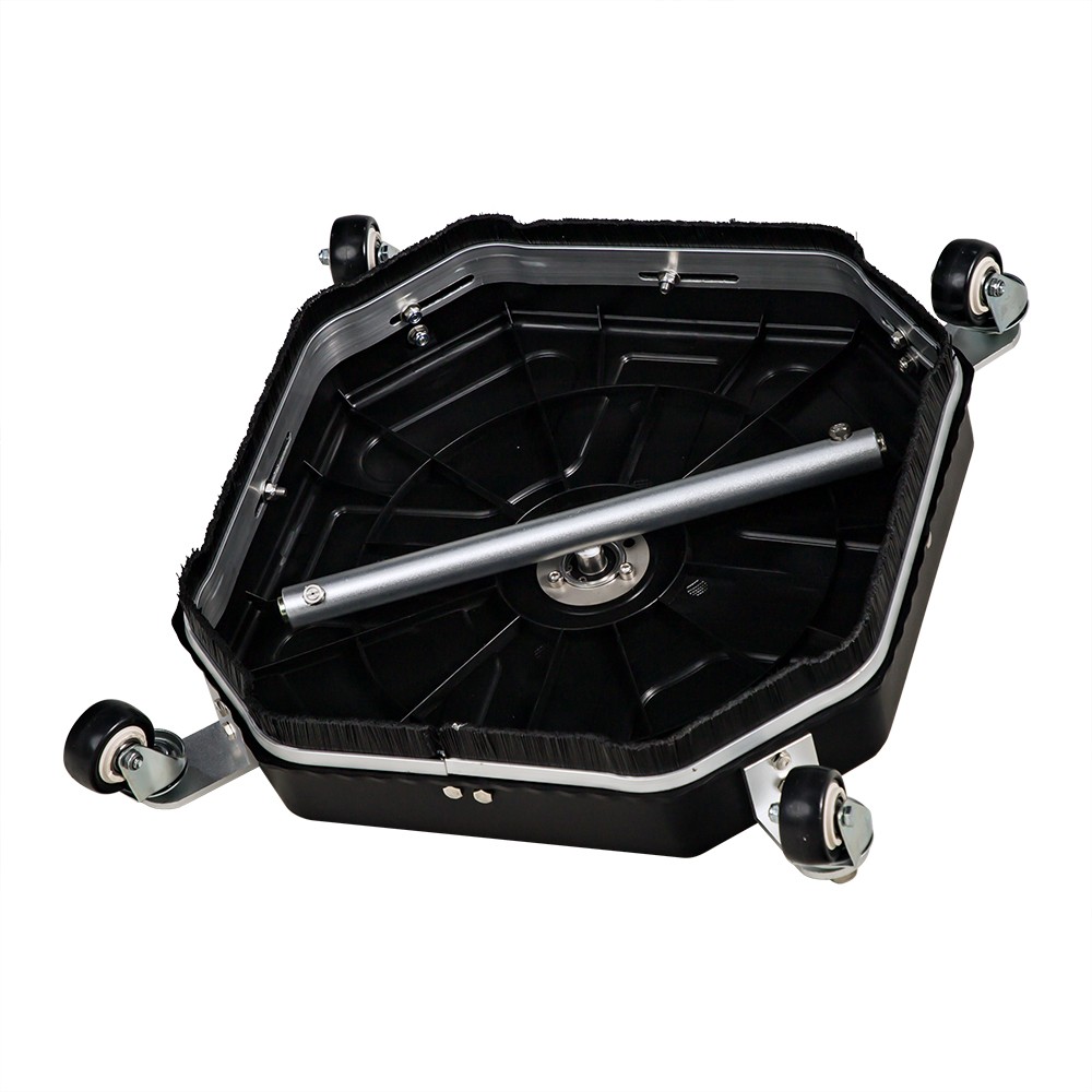 16″ Pressure Washer Surface Cleaner with 4 Wheels & 2 Extension Wands Black