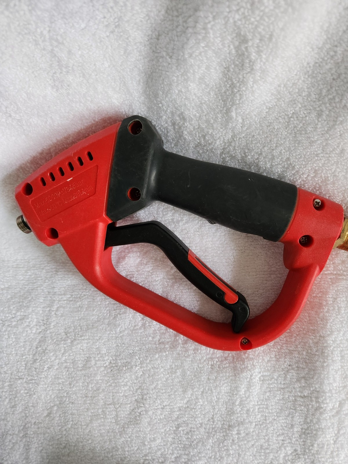 5000 PSI High Pressure Washer Gun Max: 60C Max: 60L/min Red & Black Compatible