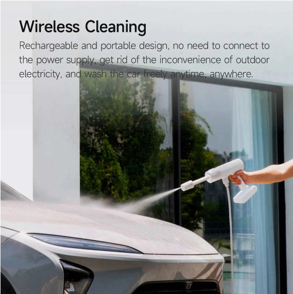 Xiaomi Mijia Wireless Car Washer Gun 2.4 MPa High Pressure