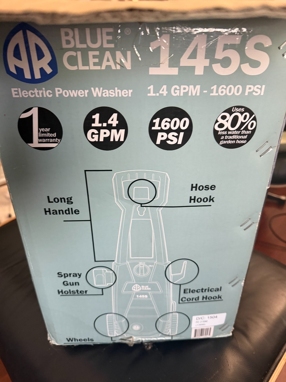 AR Blue Clean Electric power washer 145S 1.4 GPM-1600 psi