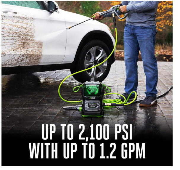 EGO Power+ 56V Cordless 2100 PSI Compact Portable Pressure Washer HPW2100 OB