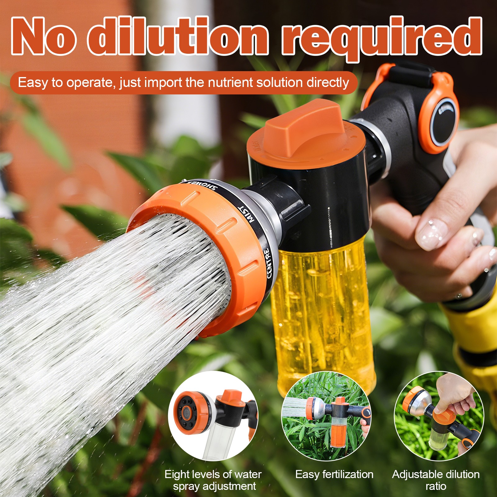 Multifunctional High-Pressure Car Wash Soap Water Gun Long-Pole Foam Canister
