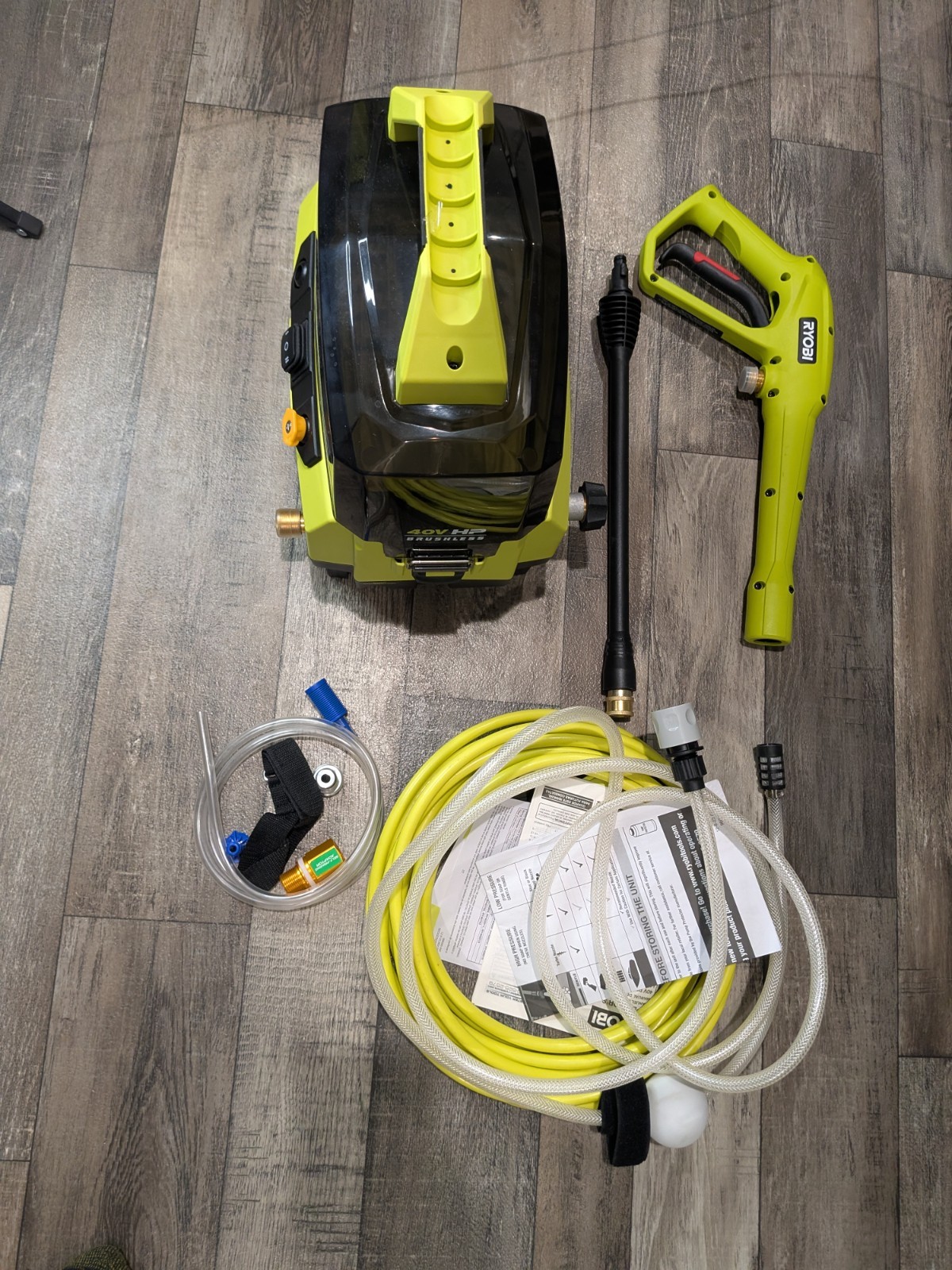 RYOBI PRESSURE WASHER 1200 Psi 40v Brushless RY40HPPW12B Tool Only