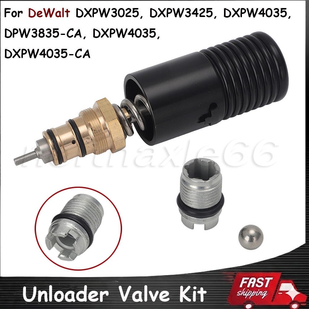 Unloader Valve Kit For DeWALT 5140181-33 DXPW3025 DXPW3425 DXPW4035 DPW3835-CA