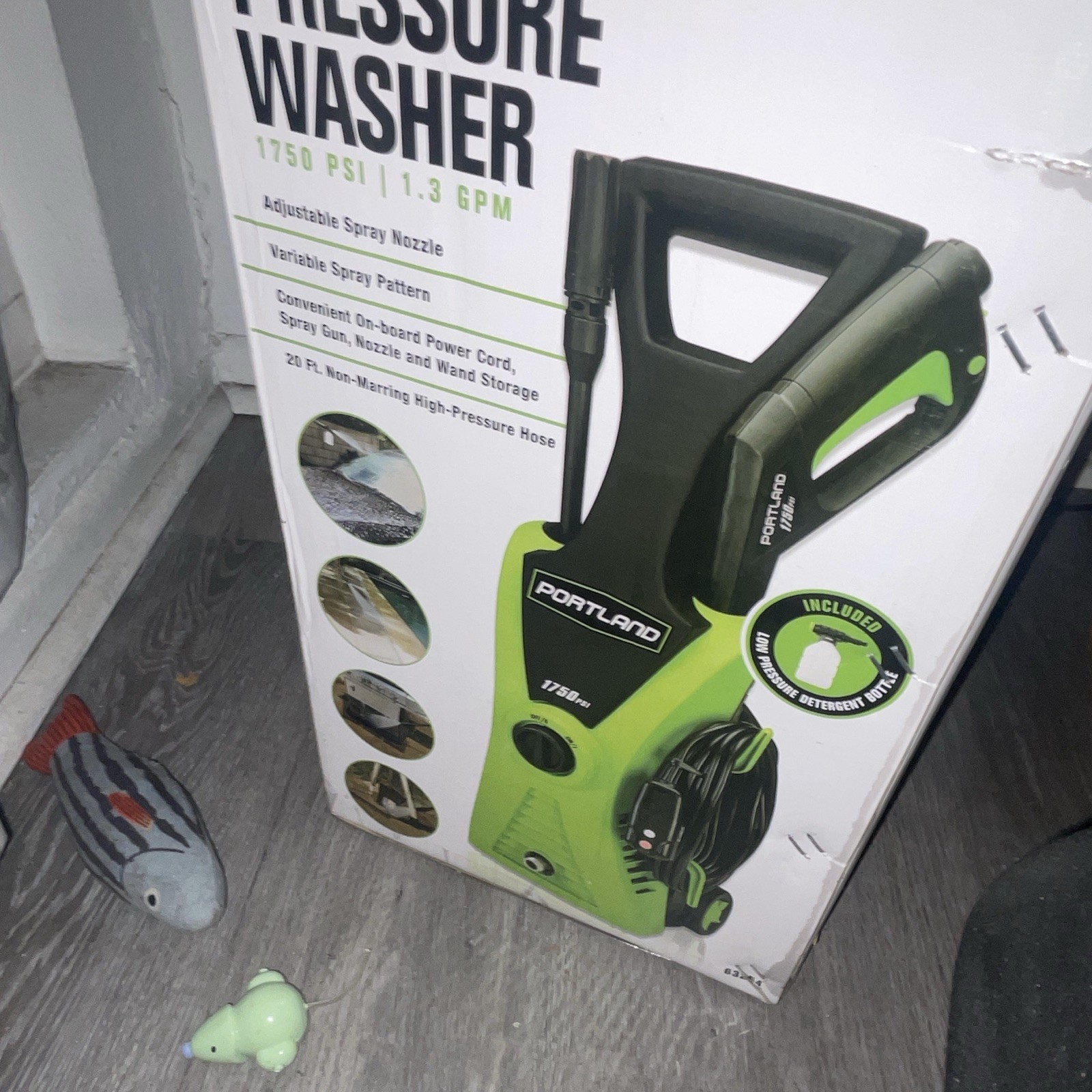 Portland Corded Electric Cold Water Pressure Washer 1750 PSI 1.3 GPM 63254