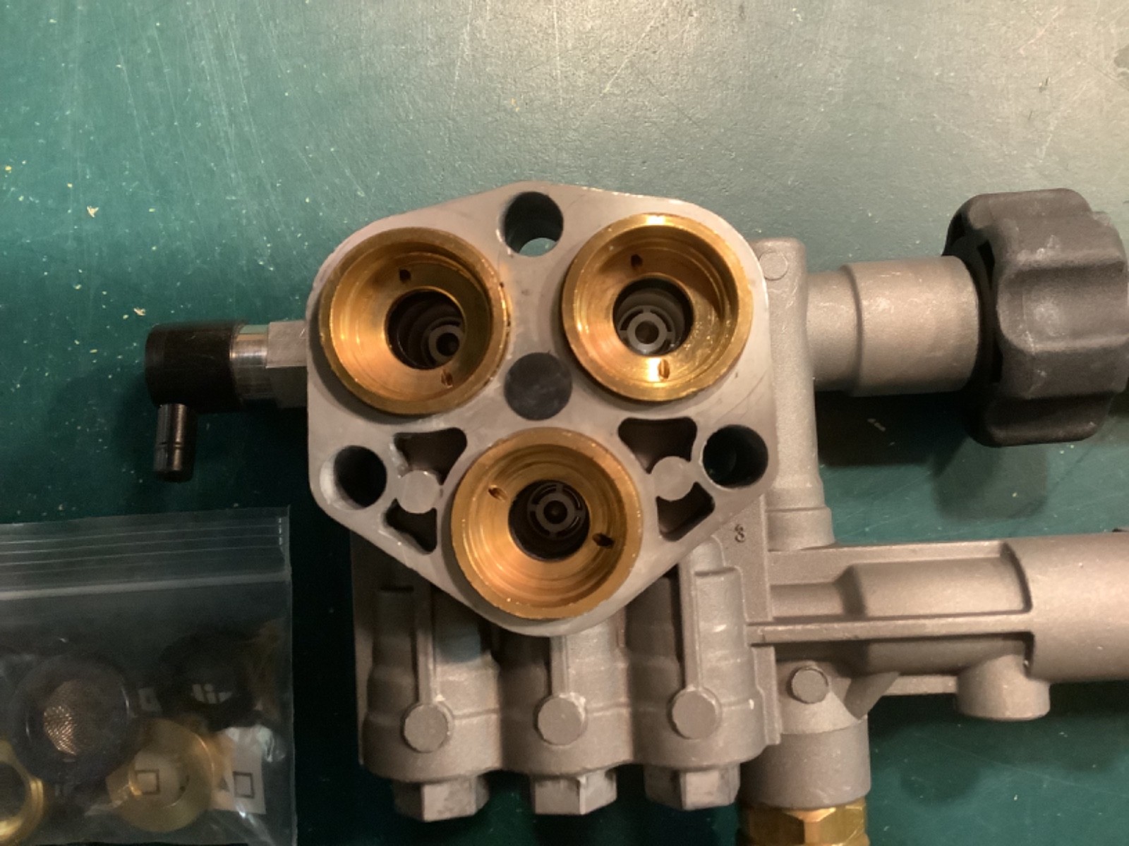 Pressure Washer Pump Head Assembly Compatible with AR43361 AR Pump parts READ