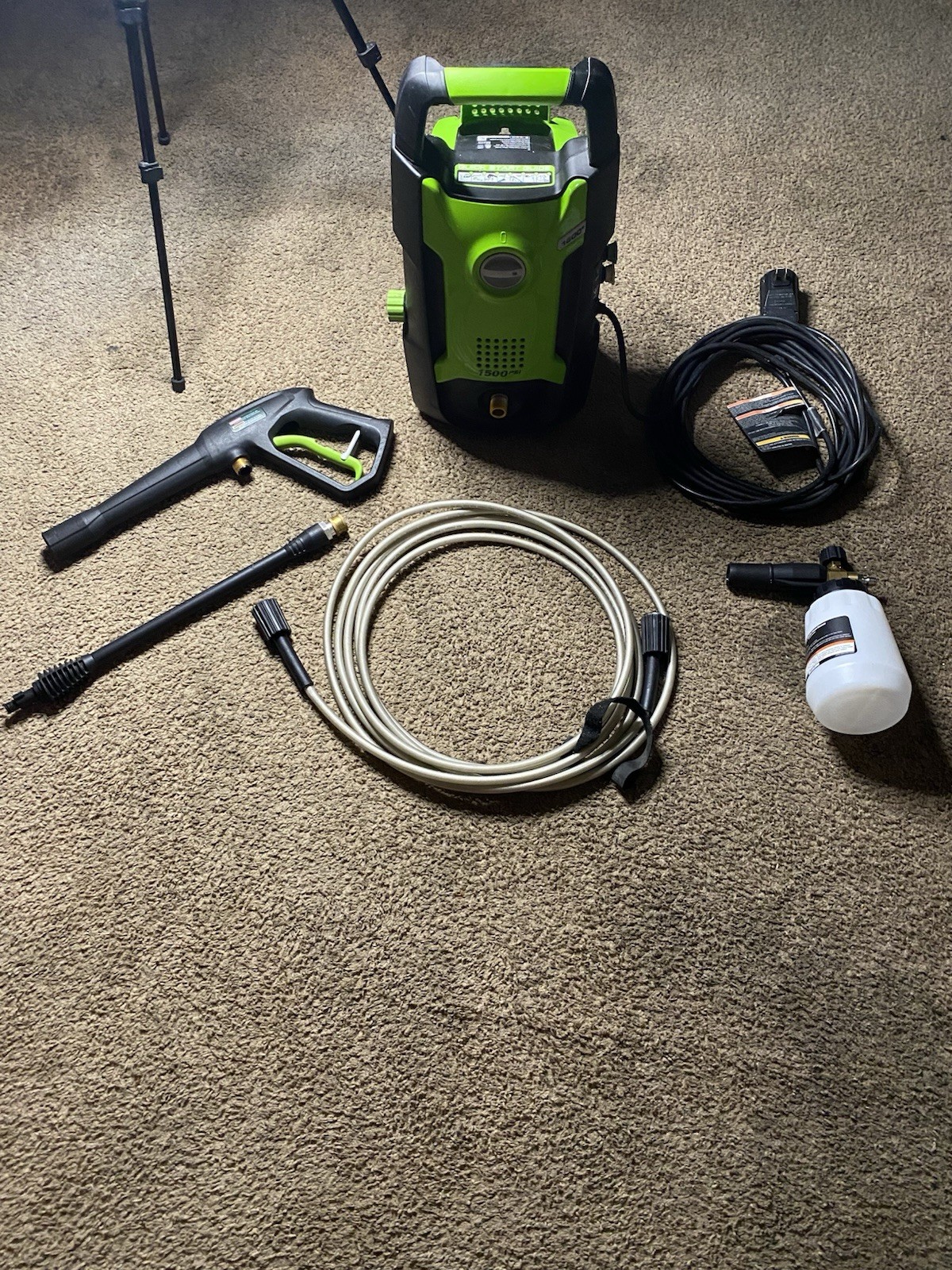 Greenworks 1500 PSI Pressure Washer | Gently Used |