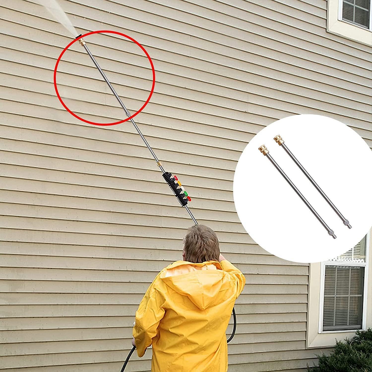 4000PSI High Pressure Rod Car Power Washer Spray Gun Wand Extension Lance Nozzle