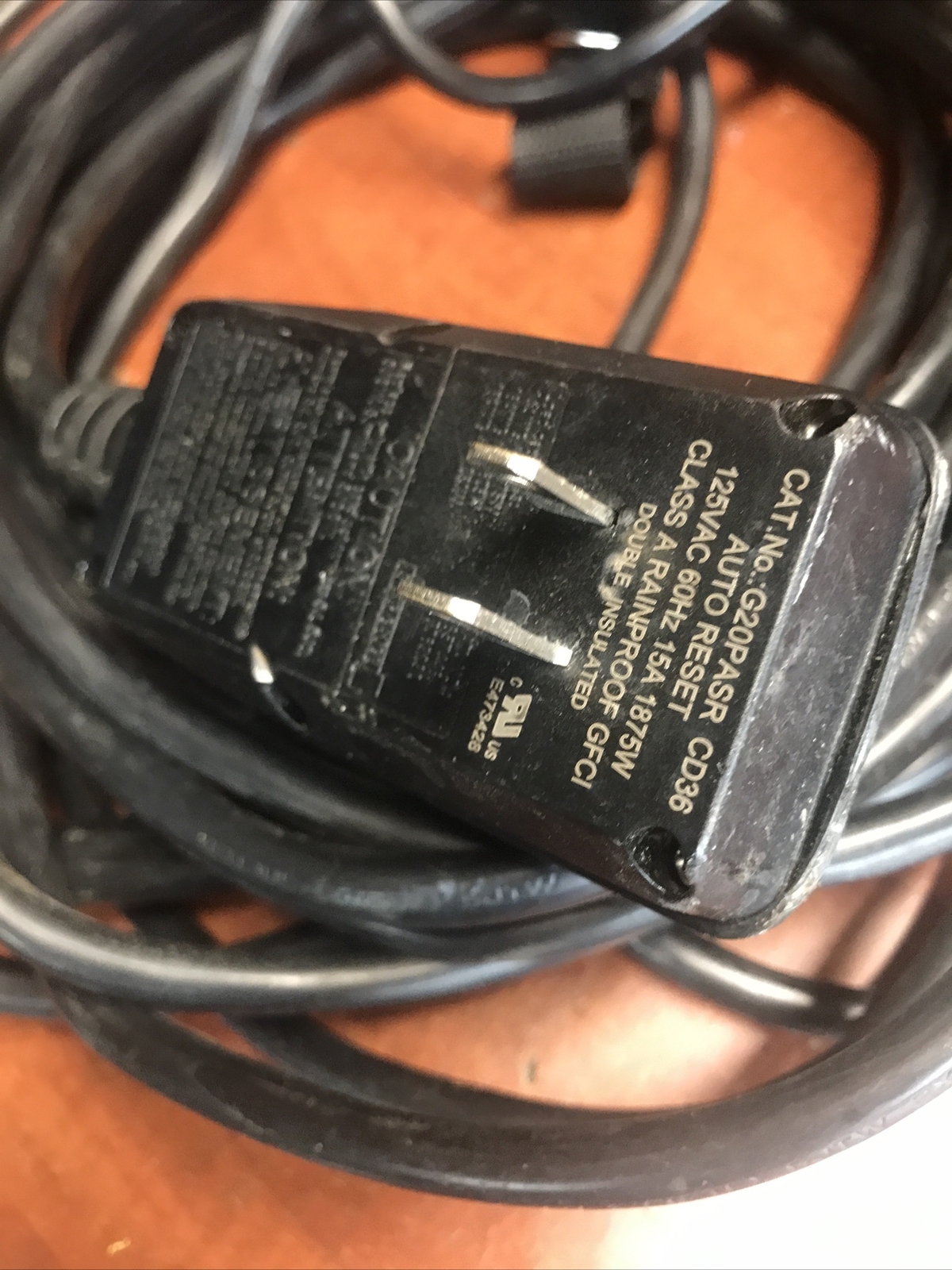 Used Genuine Part Power Cord Set Assy For Ryobi RY142022 2000PSI Pressure Washer