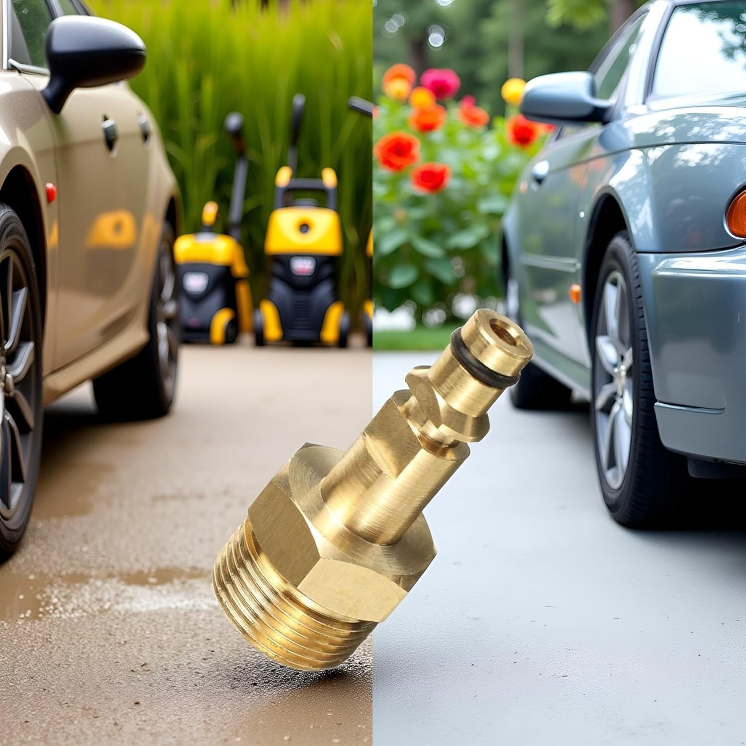 Versatile Gold M22 Hose Adapter – Quick Connect Fitting for K Series Washers