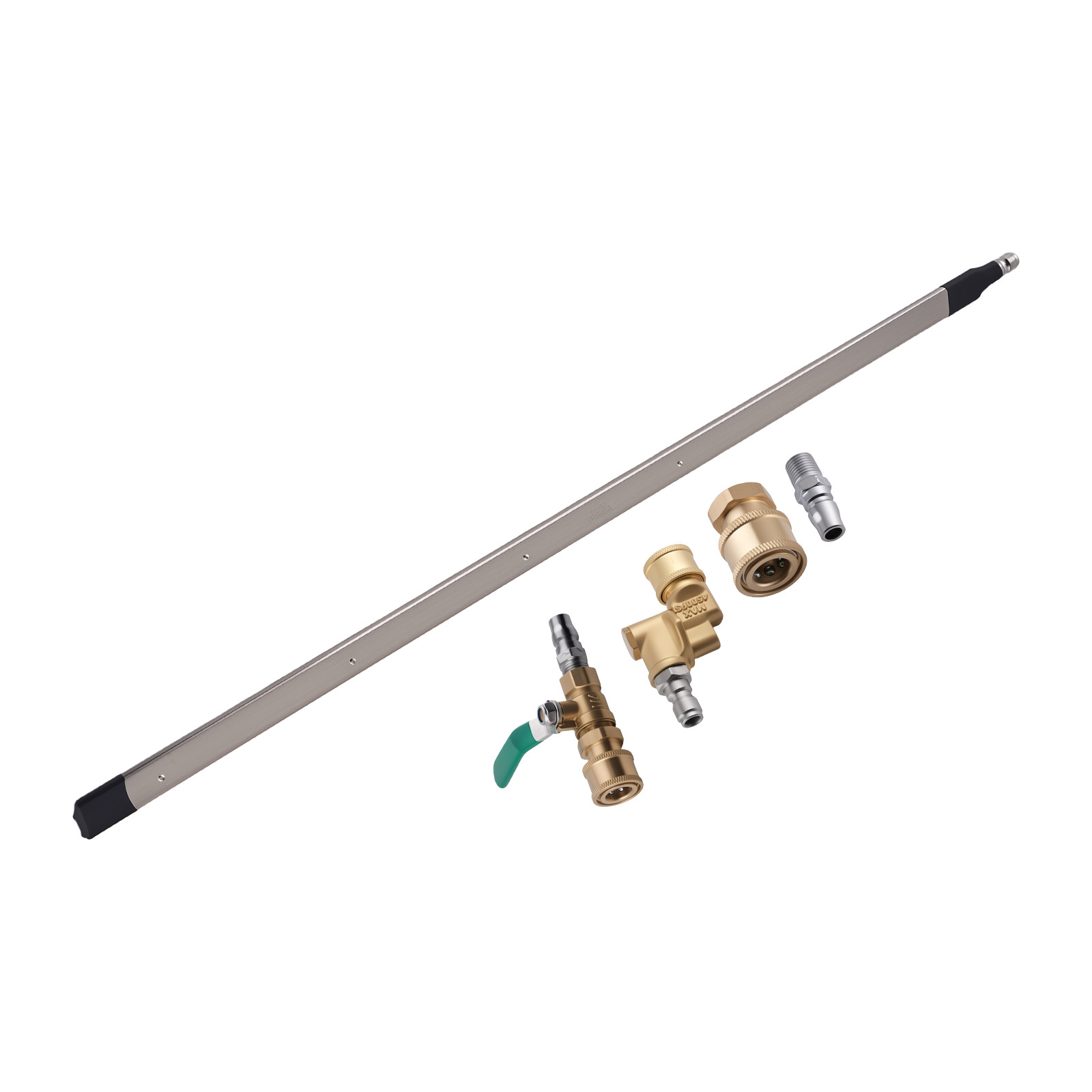 24″ High Pressure Radiator Cleaning Wand 23.62in Stainless Steel Tool Kit