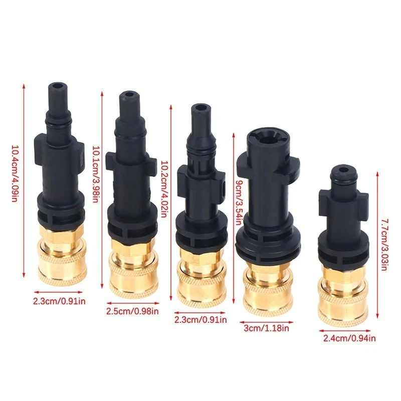 Pressure Washer Adapter 1/4 Quick Connect Water Gun Connector for Pressure Washe