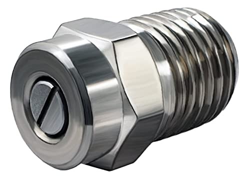 1871B 1/4″ Male NPT Screw Type Surface Cleaner Nozzle, 25 Degree 1.5 Orifice …