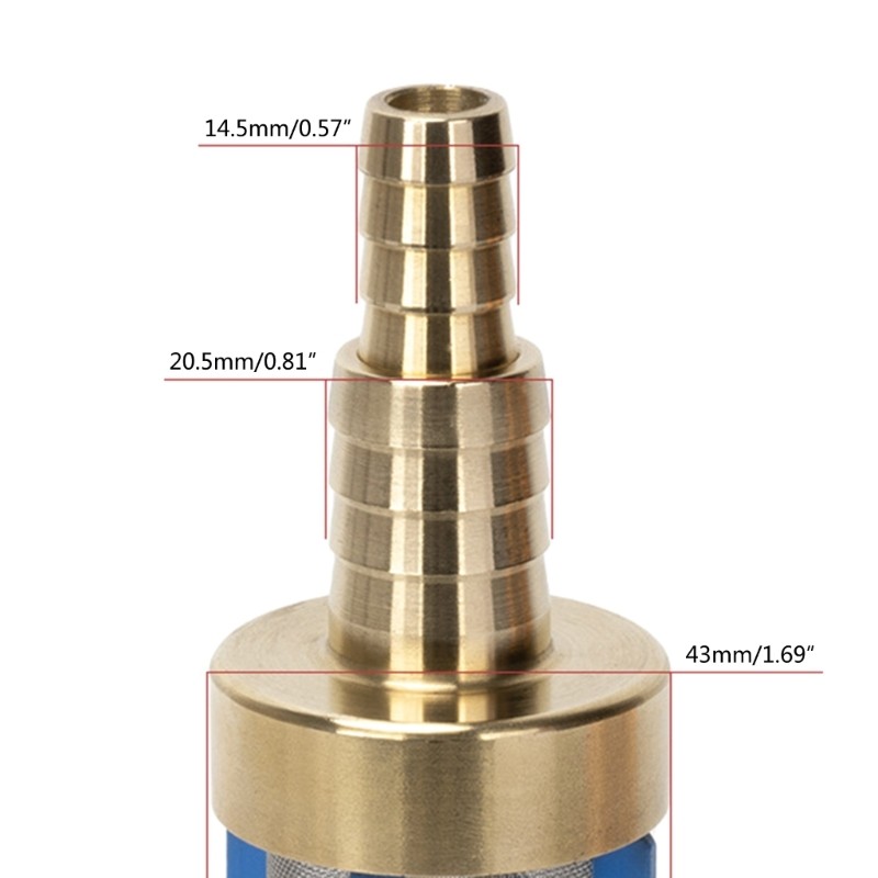Stainless Steel Pickup Filter High Pressure Washer And Car Washer Brass