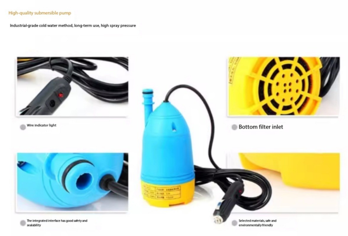 12V High-Pressure Car Wash Machine for Home Use 220V Portable Car Washer