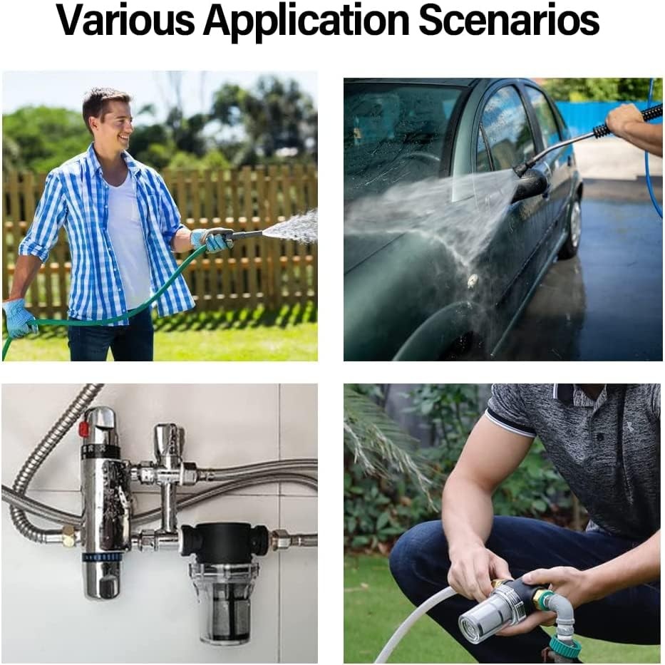 Garden Hose Inlet Filter for High Pressure Washer, Sediment Filter Attachment