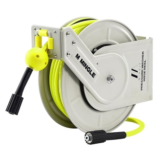 Auto Rewind Hose Reel 60FT 1/4 3600PSI
