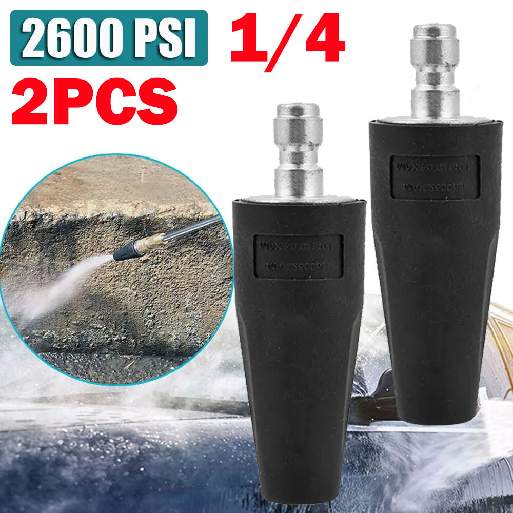 2PACK High Pressure Washer Jet Wash Dirt Blaster Rotating Turbo Nozzle Spray Tip