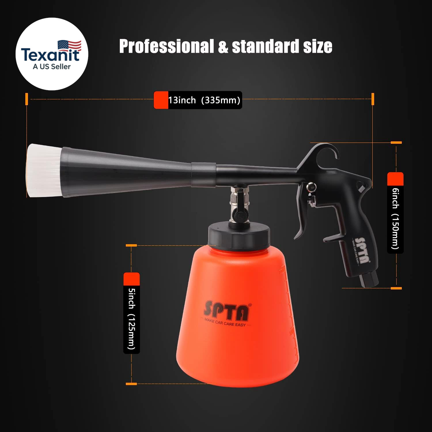 High Pressure Car Cleaning Gun, Cleaning Gun, Car Interior Washing Kit, Detailin