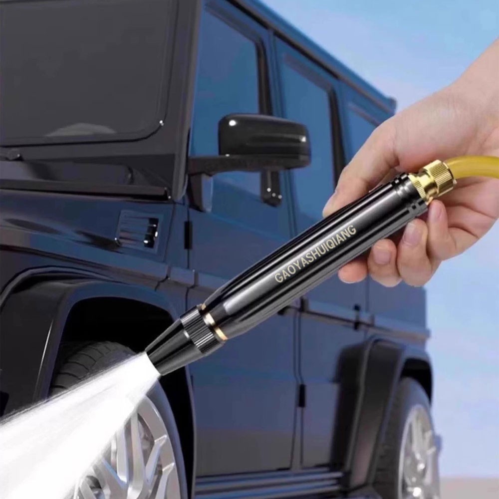 High Pressure Water Spray Gun Nozzle Garden Hose Pipe Lawn Car Wash Tool Plastic
